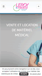 Mobile Screenshot of leroy-medical.fr