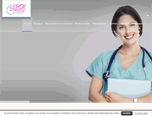 Tablet Screenshot of leroy-medical.fr